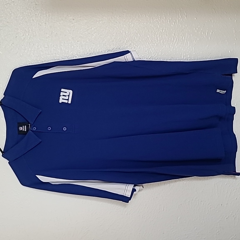 New York Giants Mens Polo Shirt Reebok Licensed NFL Team Apparel Size XL - Picture 14 of 15